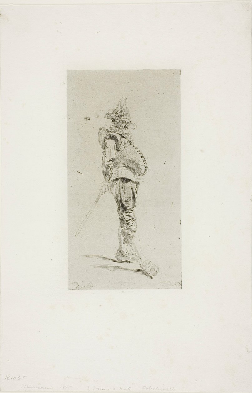 Punchinello von Jean-Louis Ernest Meissonier