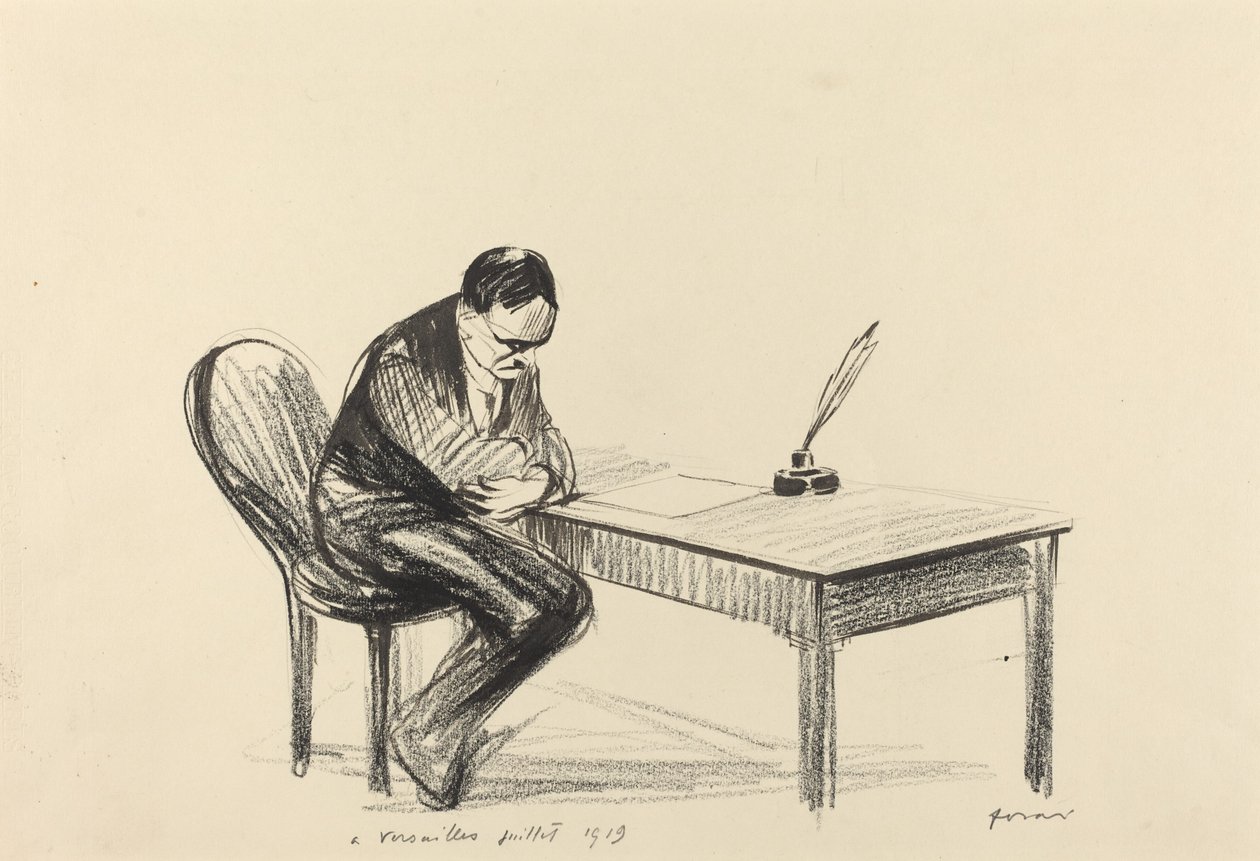 In Versailles Juli 1919 von Jean-Louis Forain