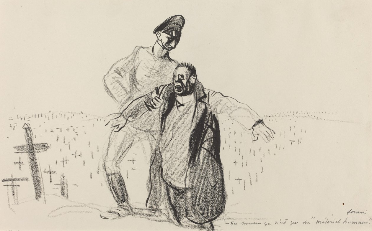 Im Grunde ist es nur "menschliches Material." von Jean Louis Forain