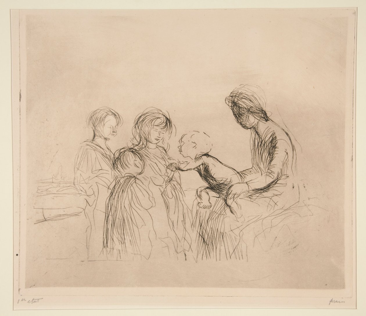 Die Madonna und die Kinder von Jean Louis Forain