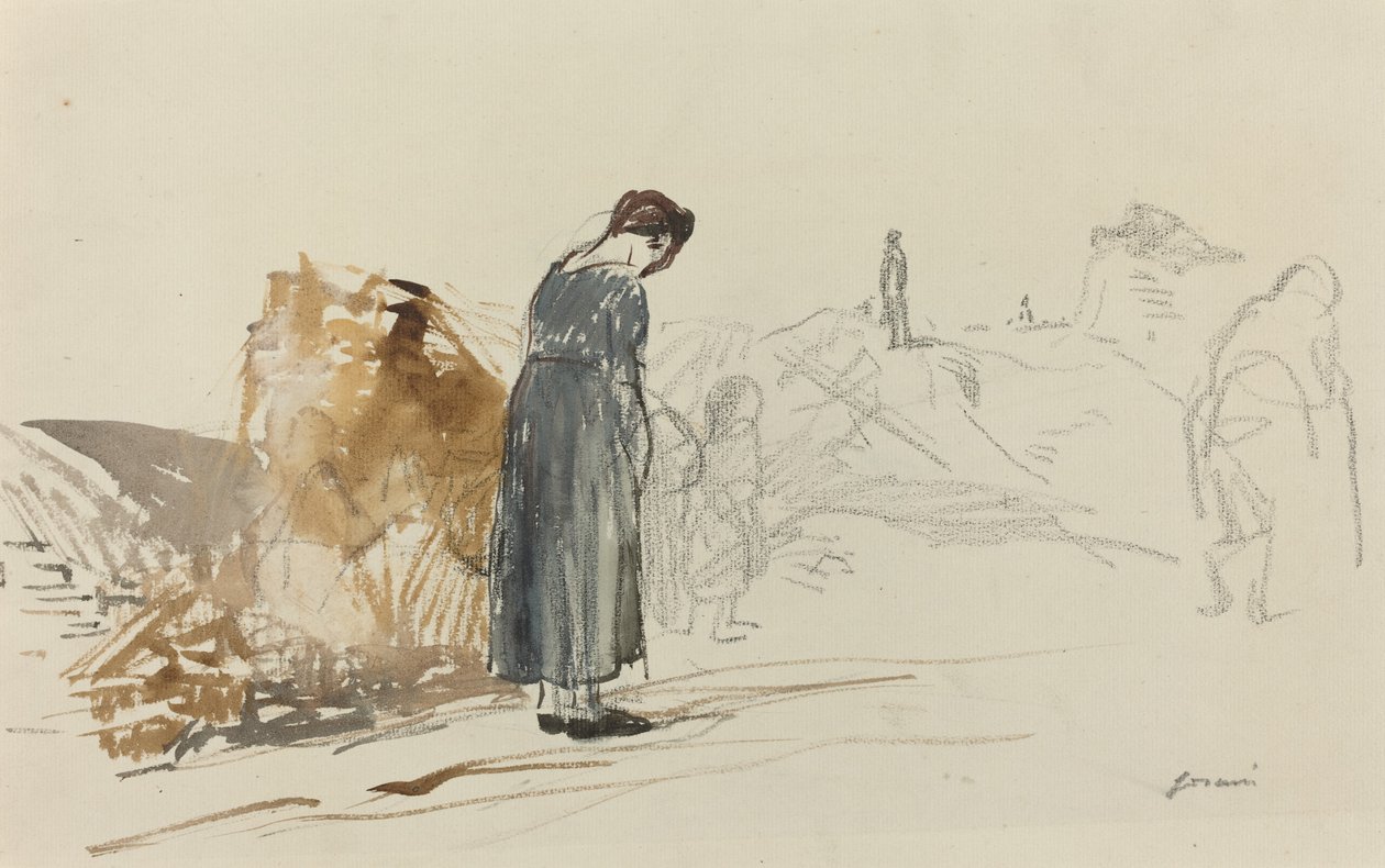Les Allemands sont partis, ca. 1914-1919 von Jean Louis Forain
