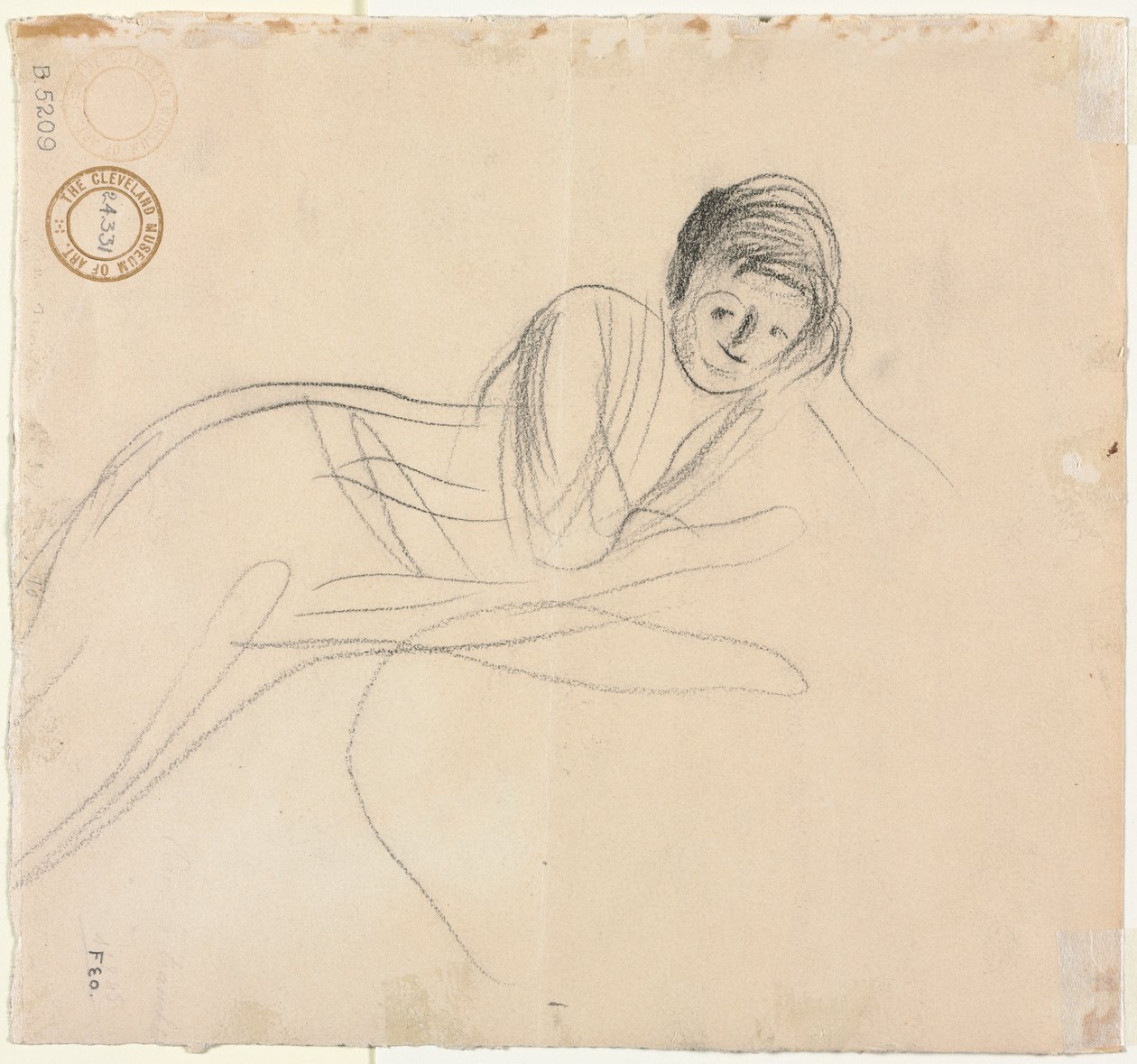 Liegende Frau (verso) von Jean Louis Forain