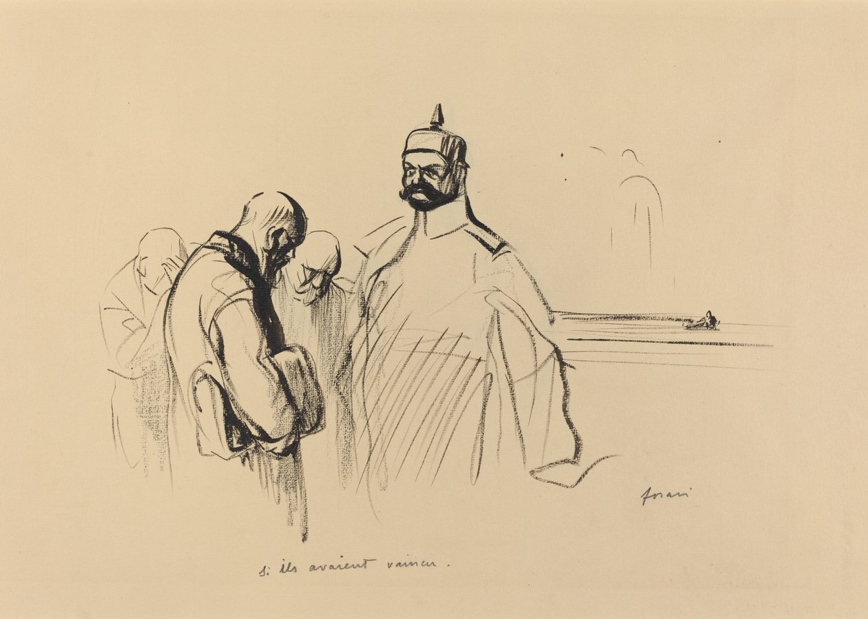 Si ils avaient vaincu, ca. 1919 von Jean Louis Forain