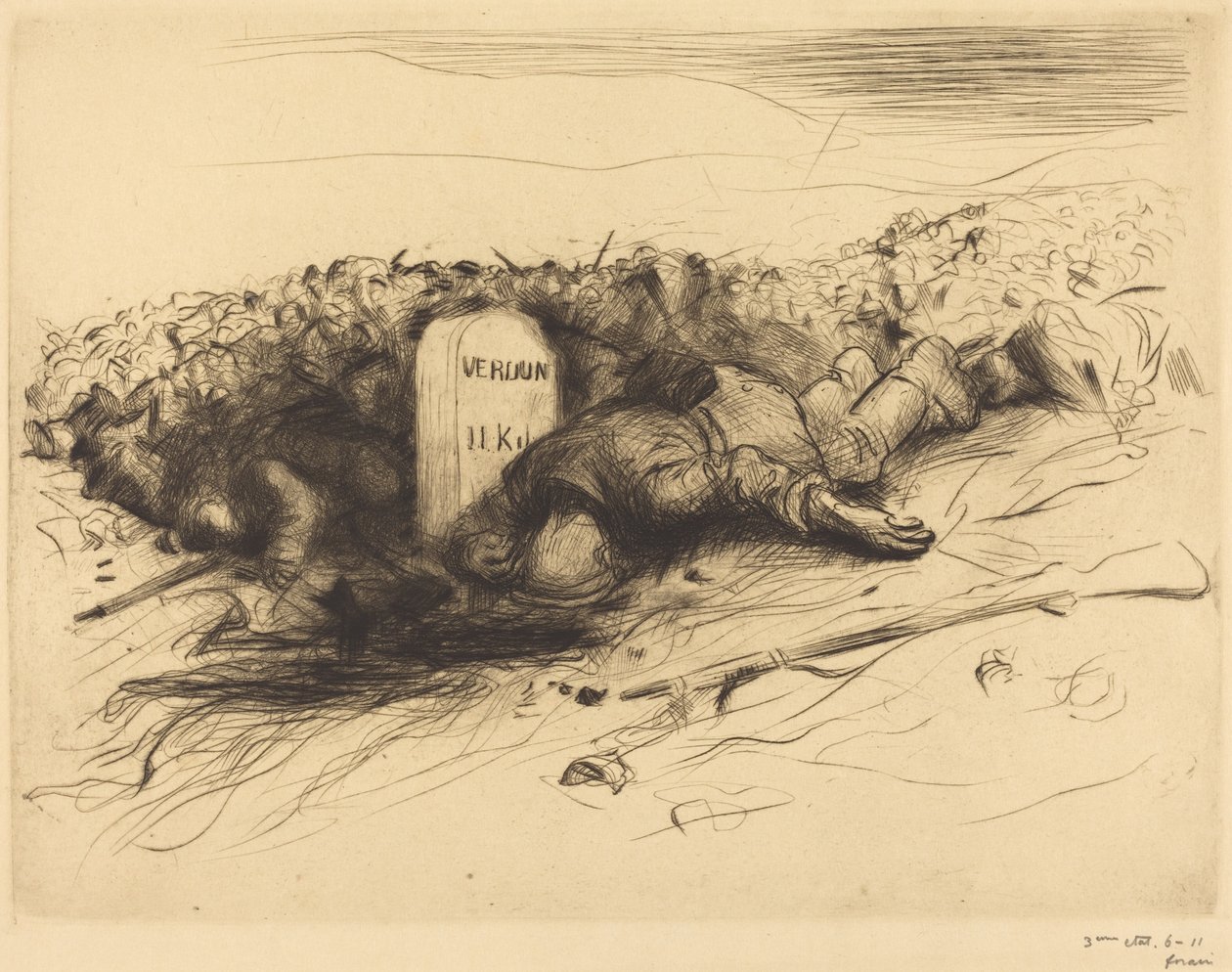 Das Ende - Verdun von Jean-Louis Forain