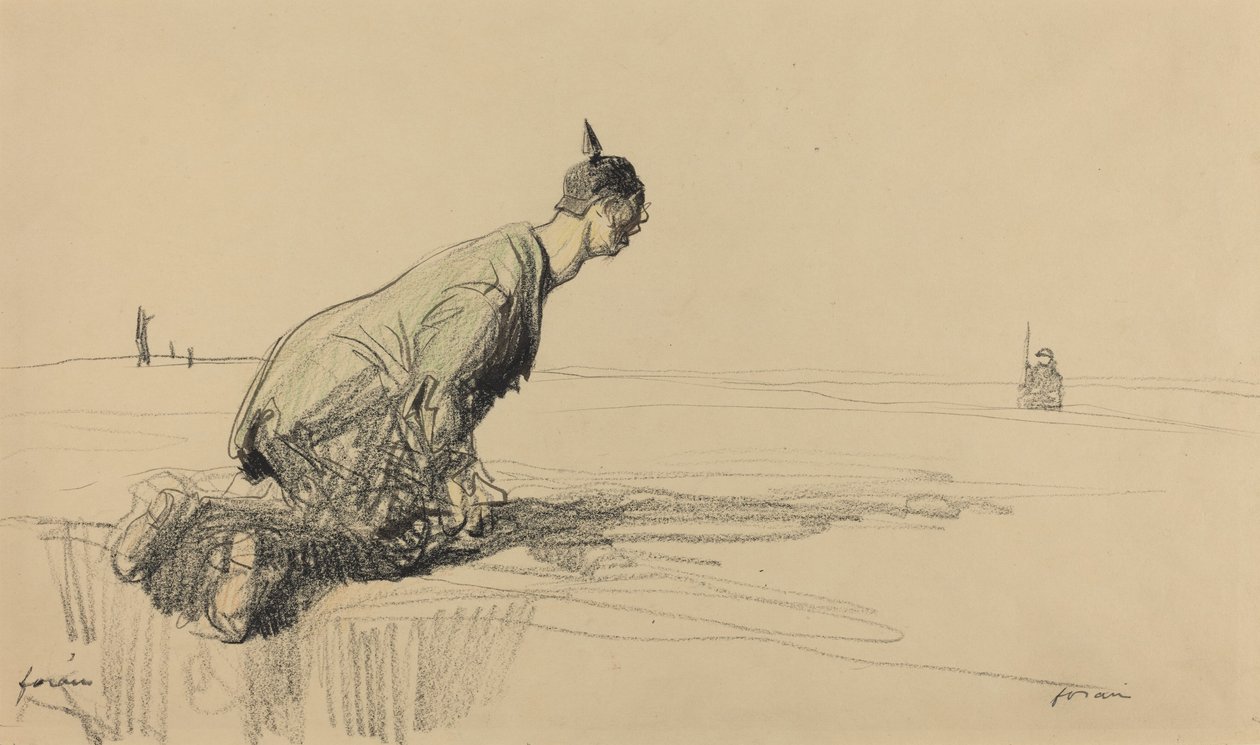 Das Ziel des Krieges, ca. 1914-1919 von Jean Louis Forain