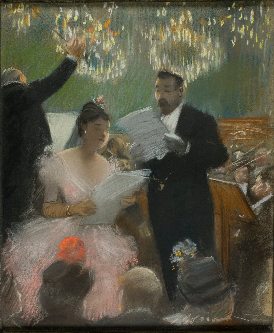 Das Orchester von Jean-Louis Forain