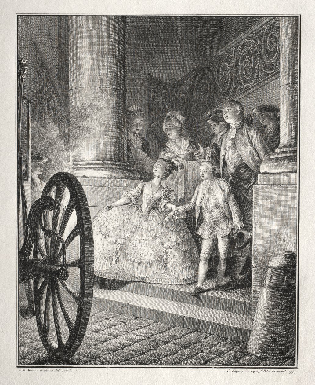 Rétif de la Bretonne: Die kleinen Paten von Jean Michel the Younger Moreau