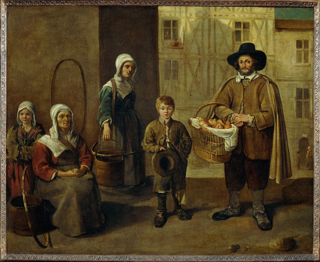 Brotverkäufer und Wasserträgerinnen von Jean Michelin
