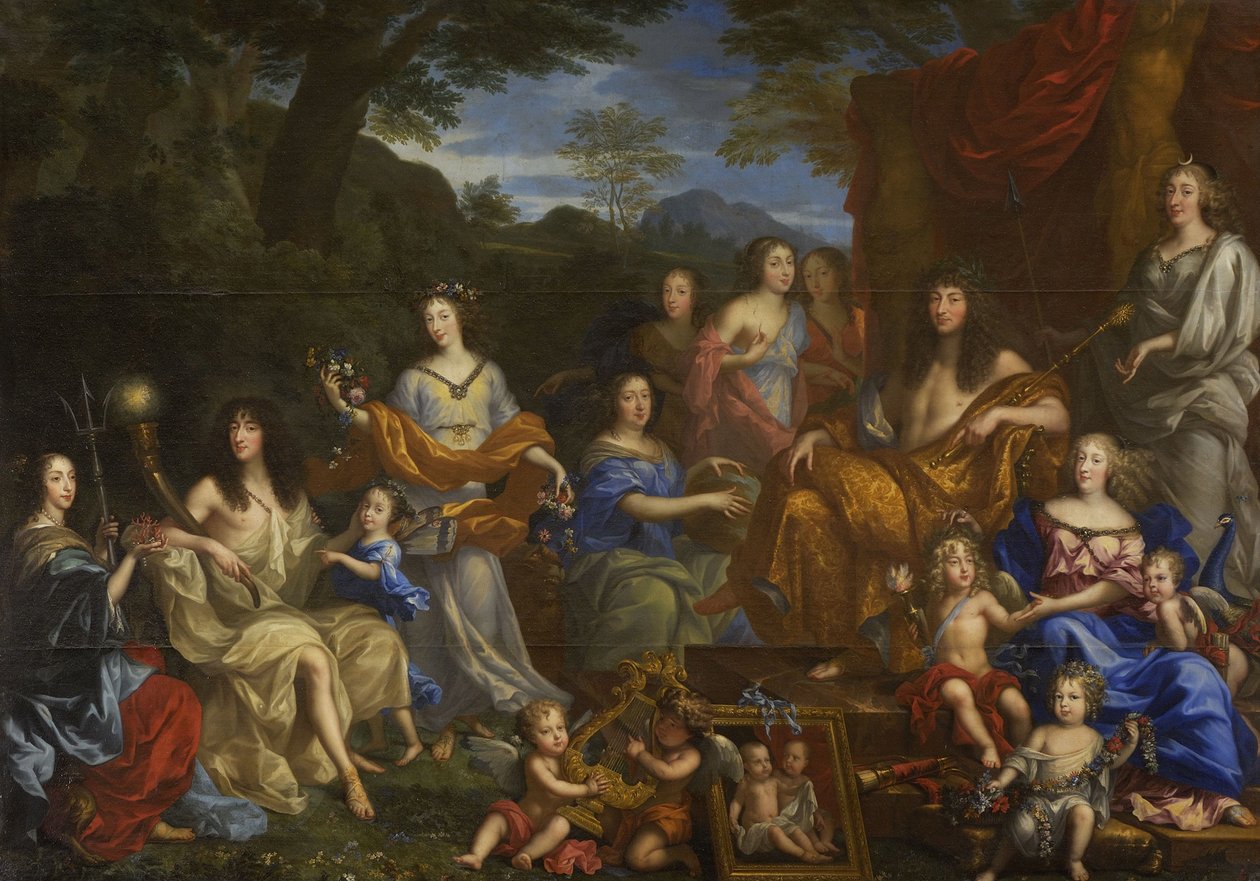 Ludwig XIV. und die königliche Familie von Jean Nocret