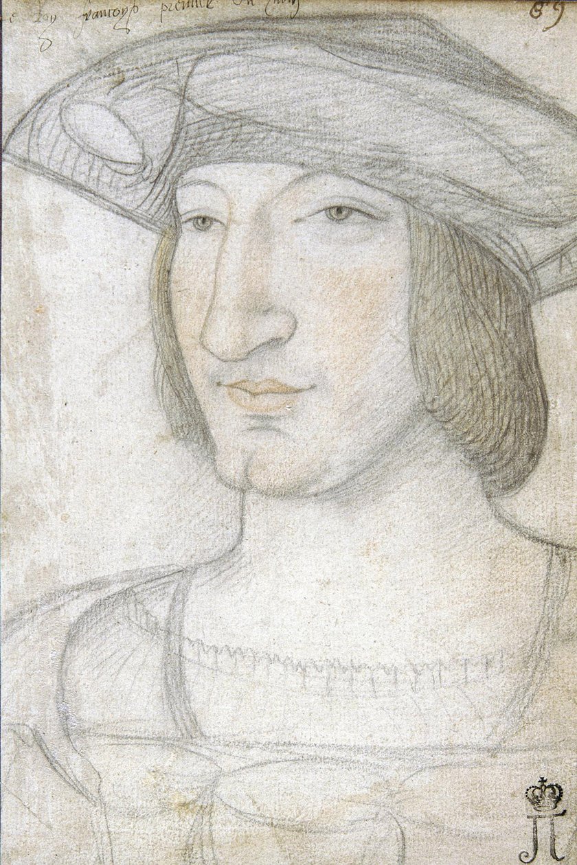 Porträt von Franz I. (1494-1547), König von Frankreich von Jean Perreal