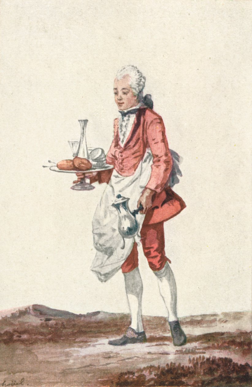 La Bouquetiere Garcon Cafetiere von Jean Pierre Houel