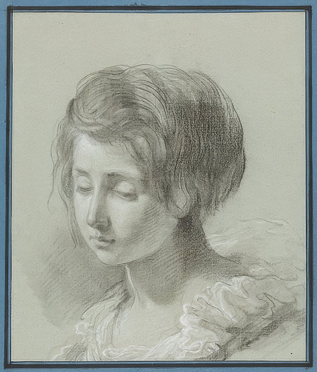 Bildnis einer jungen Frau von Jean Pierre Saint Ours