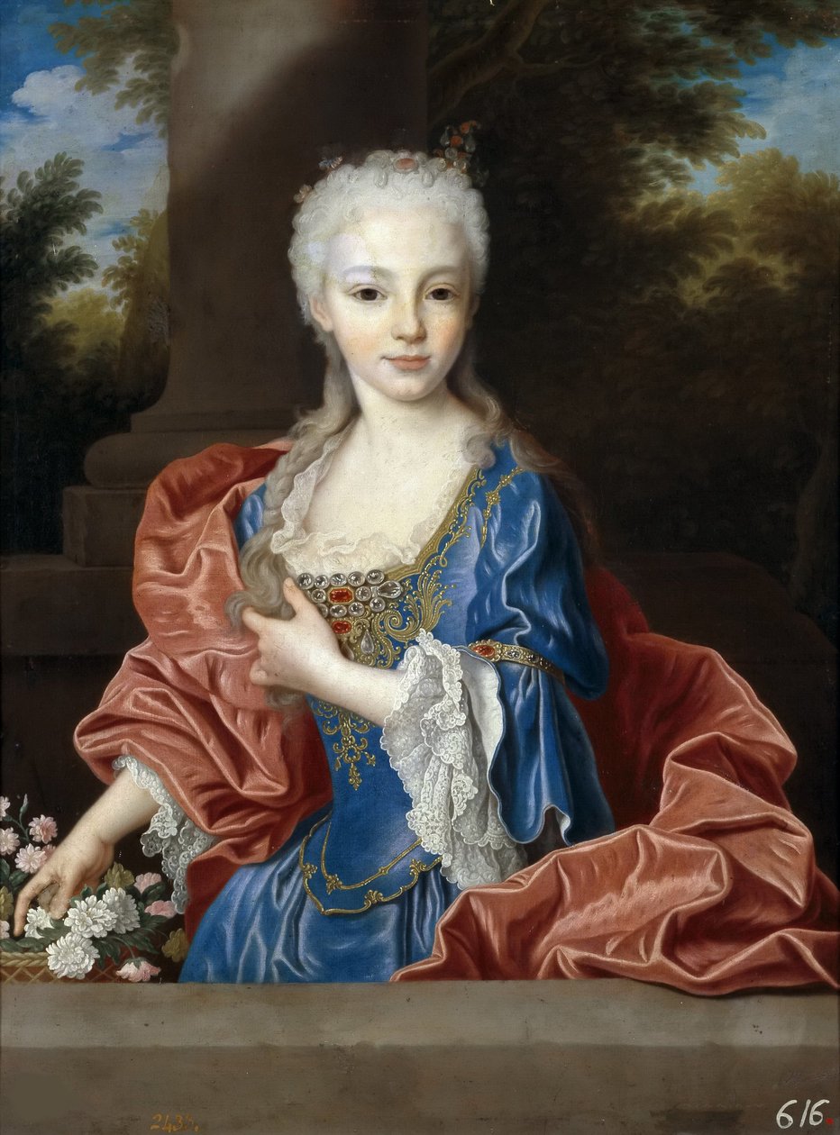 Mariana Victoria von Spanien 1718-1781, vor 1725 von Jean Ranc