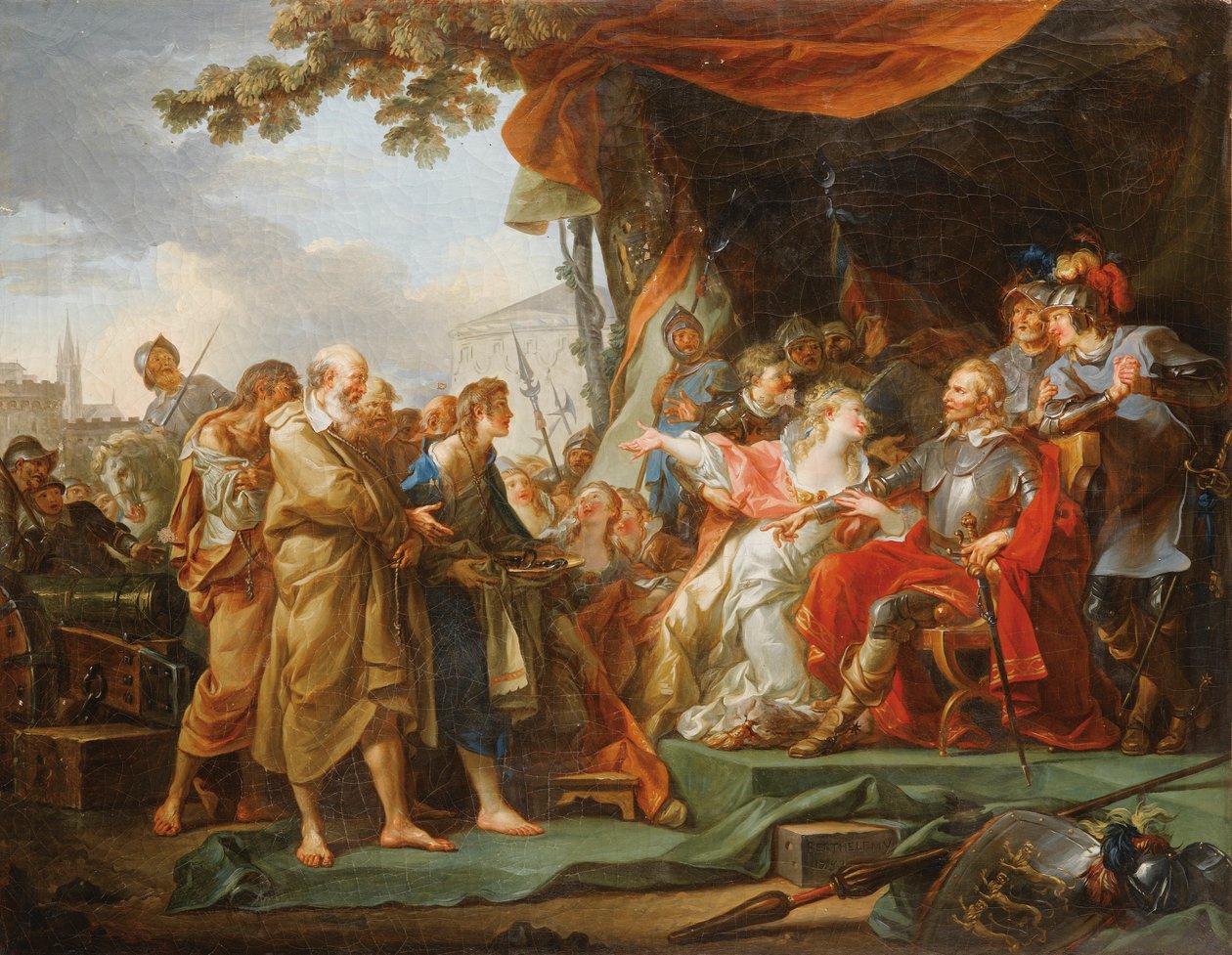 Les Bourgeois de Calais von Jean Simon Berthelemy