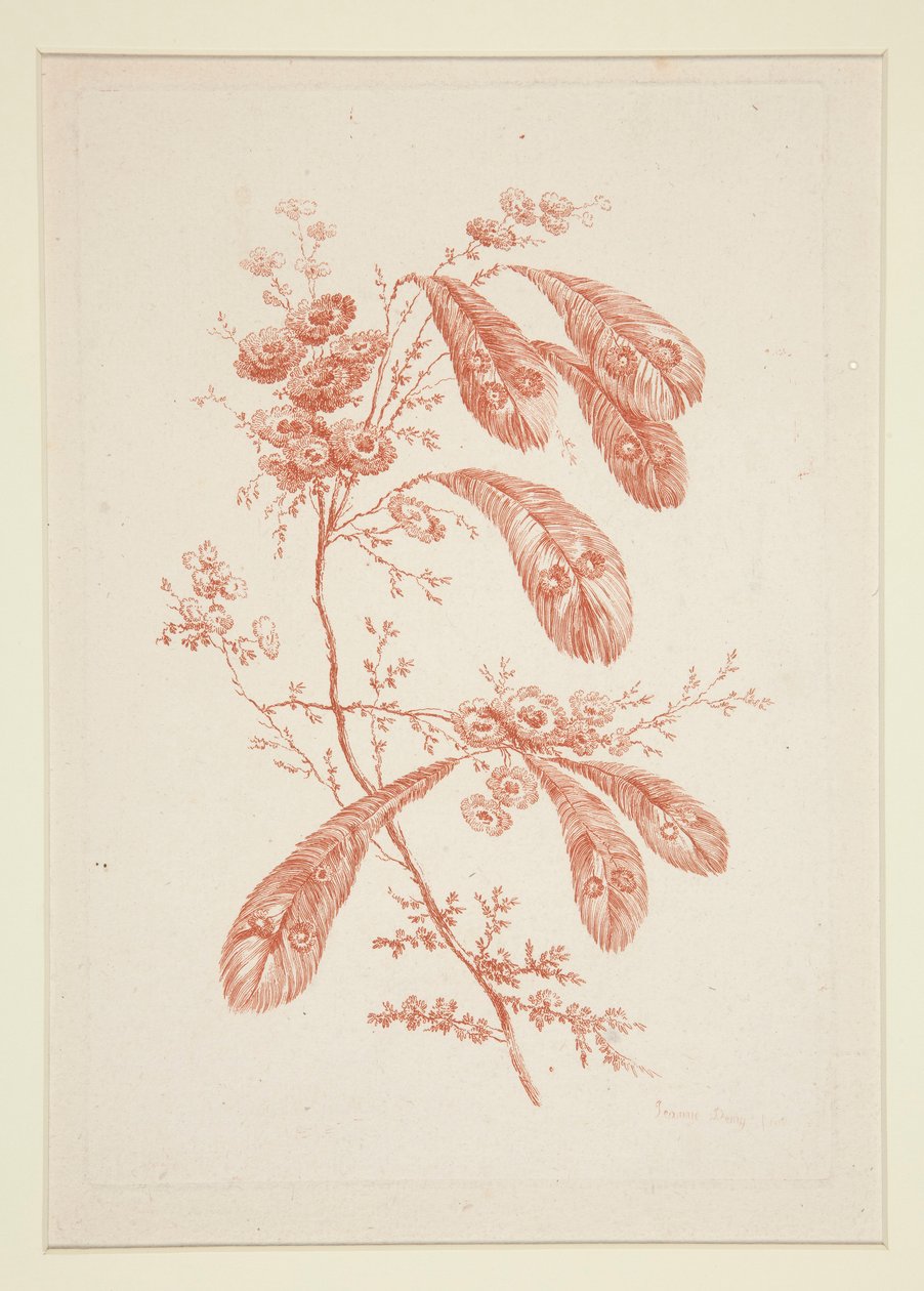 Ohne Titel (Ideale Blumen), aus einem Satz von sechs von Jeanne Deny
