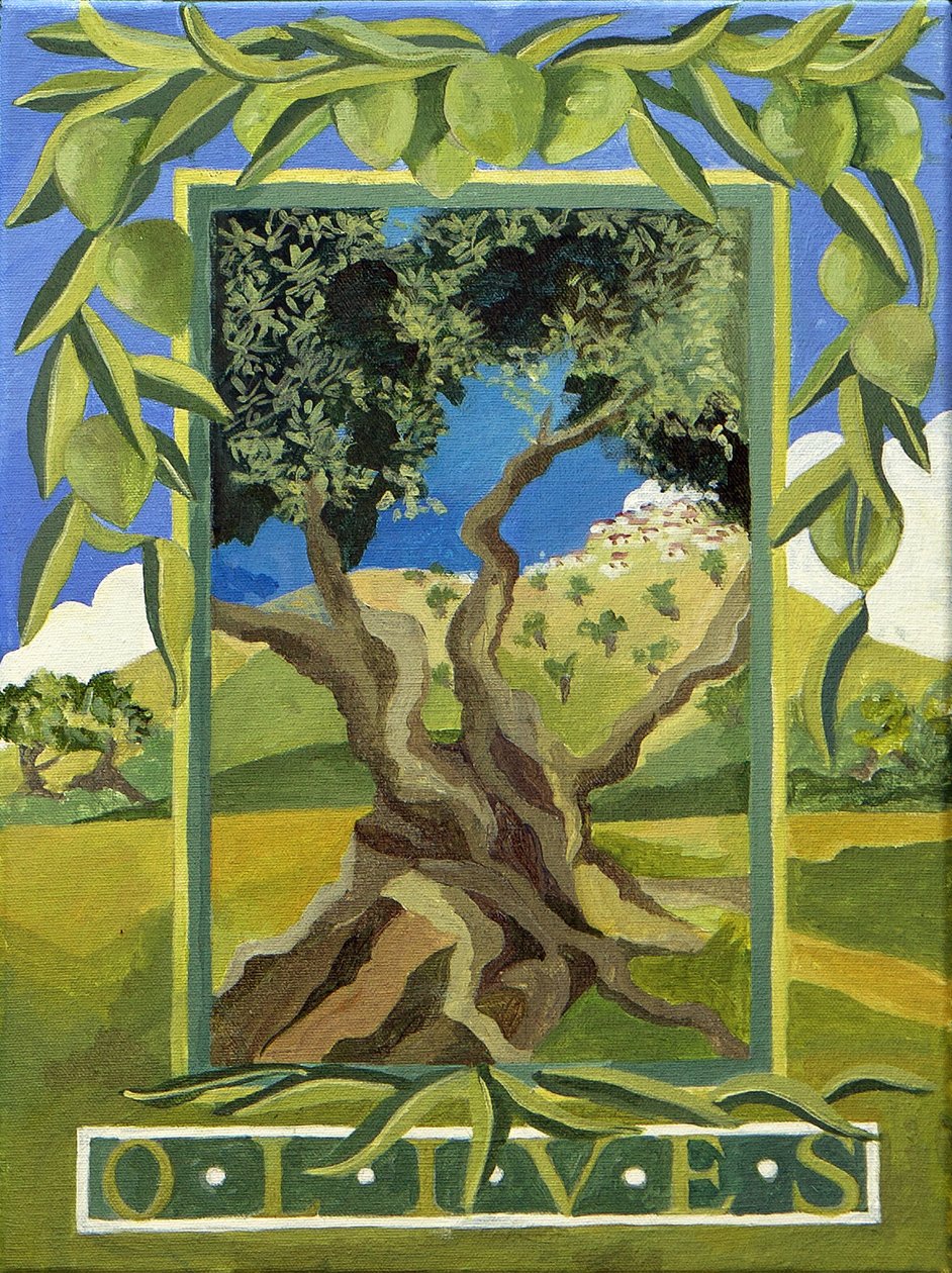 Grüne Oliven, 2014 von Jennifer Abbott
