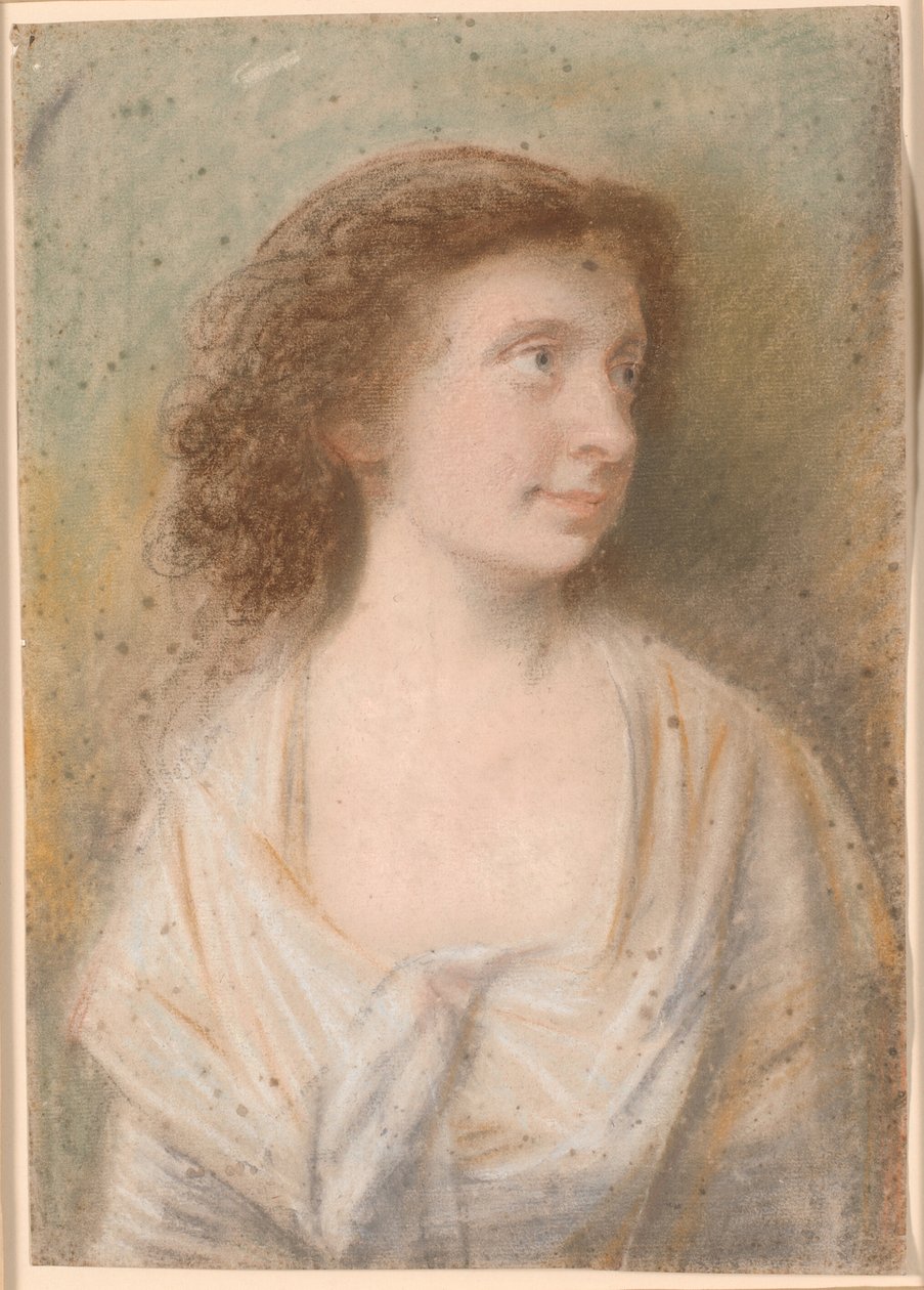 Porträt von Maria Magdalene Becker von Jens Juel
