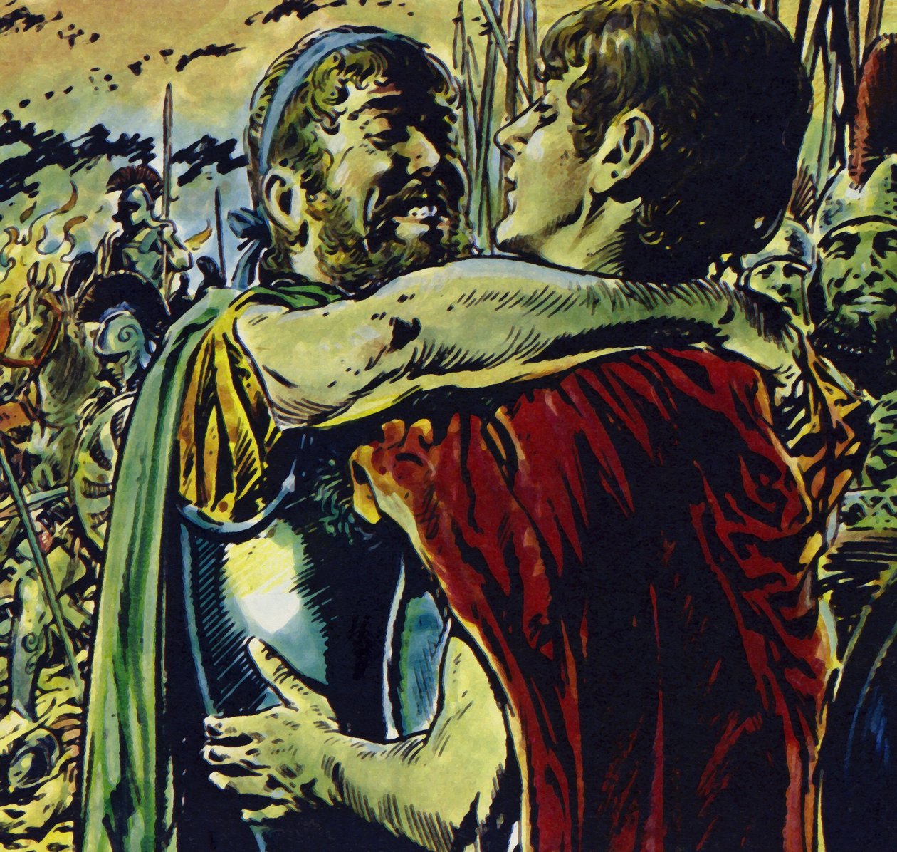 Alexander kämpfte mit seinem Vater gegen die Griechen von Jesus Blasco