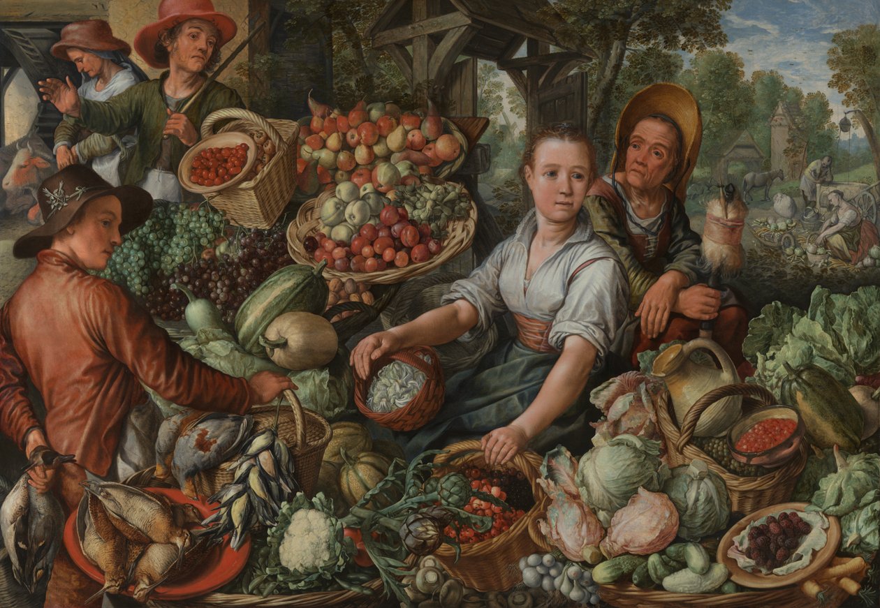 Gemüsemarkt von Joachim Beuckelaer or Bueckelaer