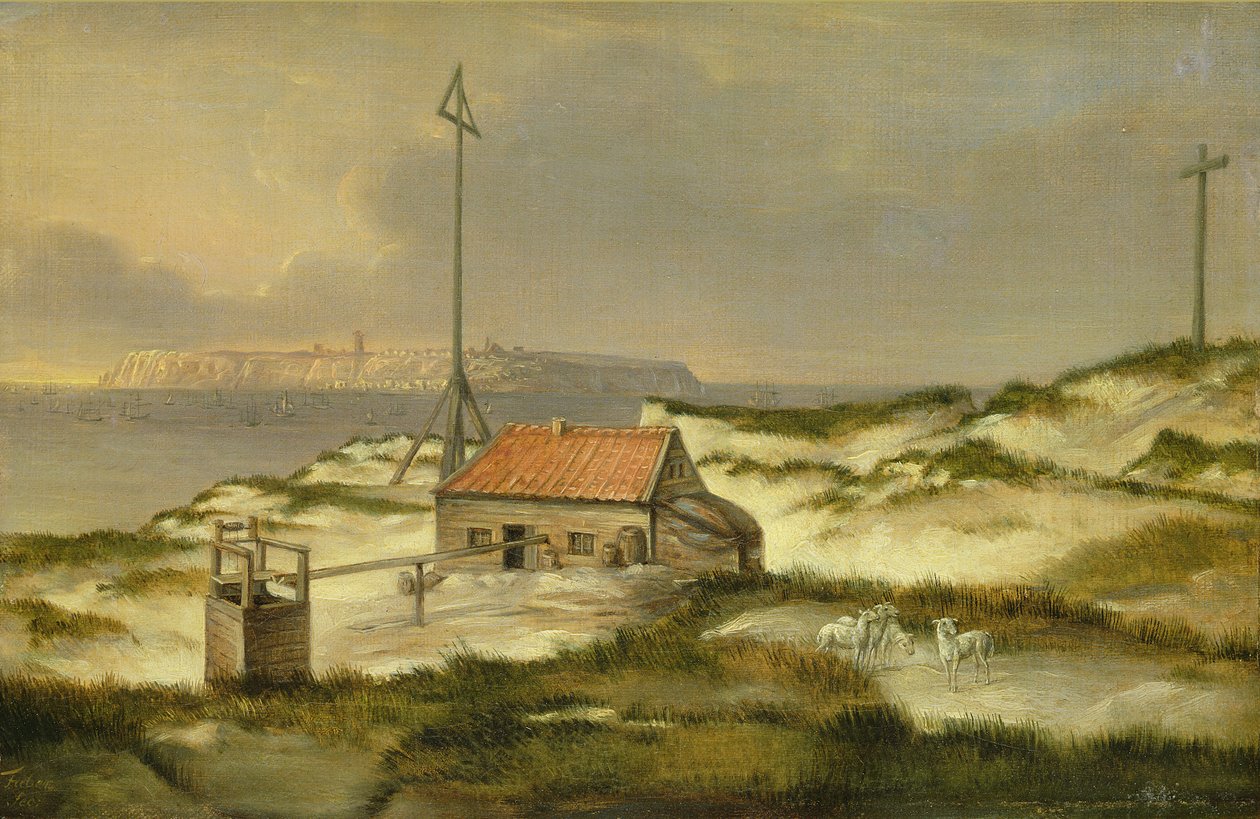 Die Dünen von Helgoland, 1815 von Joachim Faber