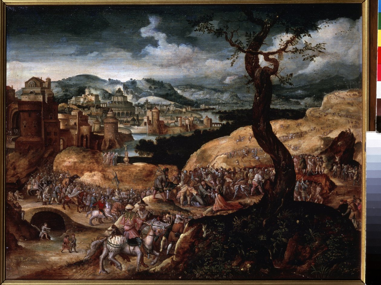 Die Passion Christi (Der Aufstieg nach Golgatha) von Joachim Patinir
