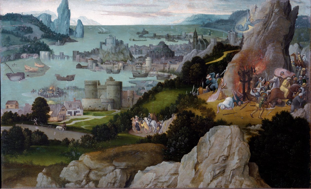 Das Martyrium der heiligen Katharina von Alexandria von Joachim Patinir