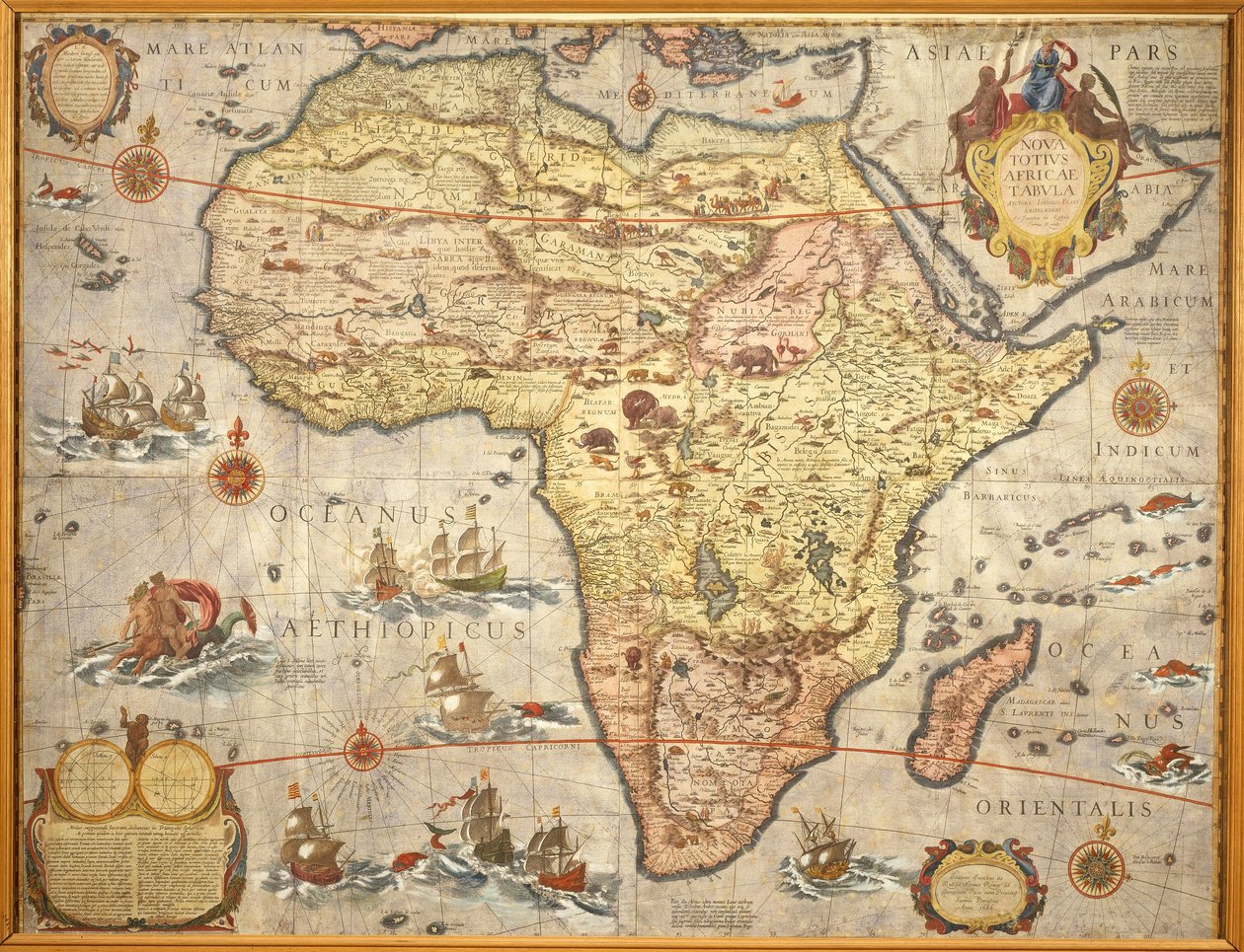 Karte von Afrika im Jahr 1686 von Joan Blaeu von Joan Blaeu
