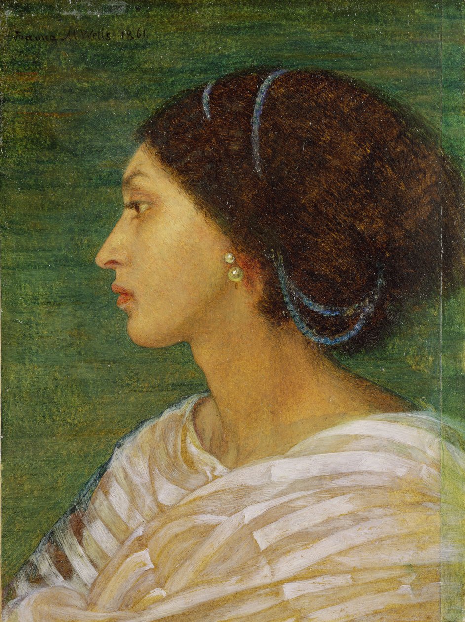 Kopf einer Mulattin, 1861 von Joanna Boyce Wells