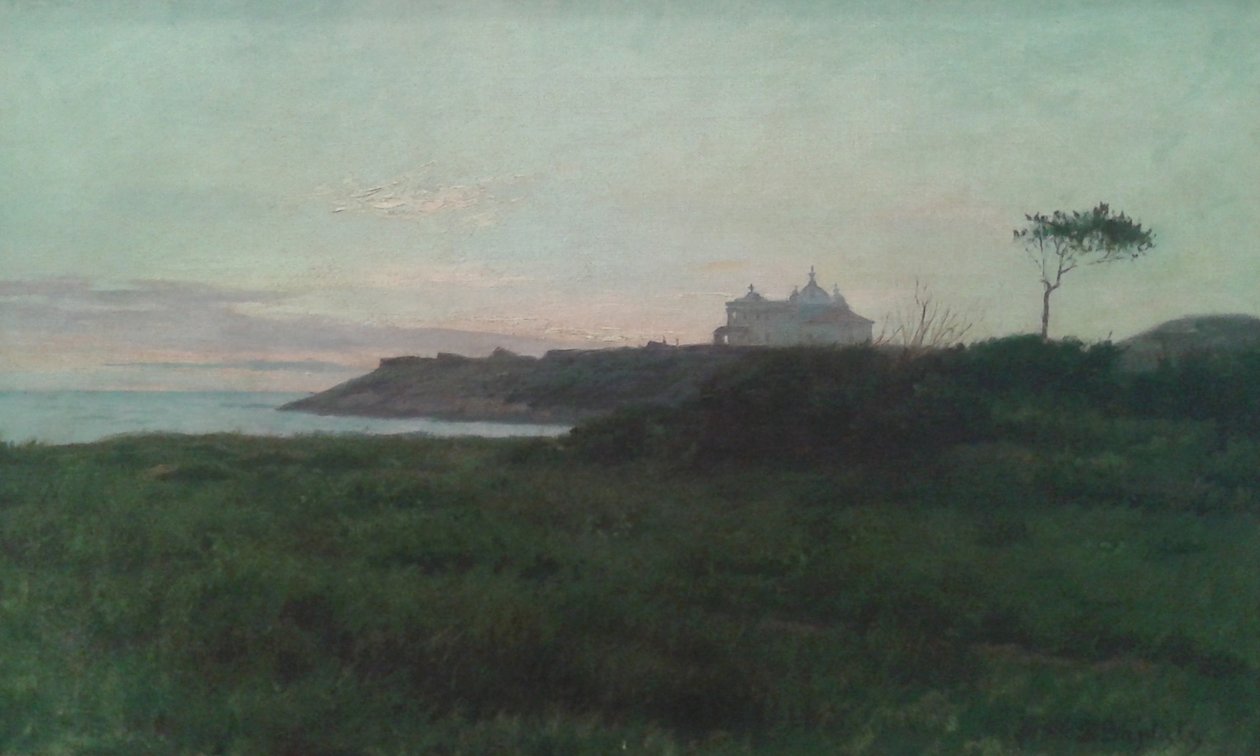 Kirche auf dem Hügel von Joao Batista da Costa