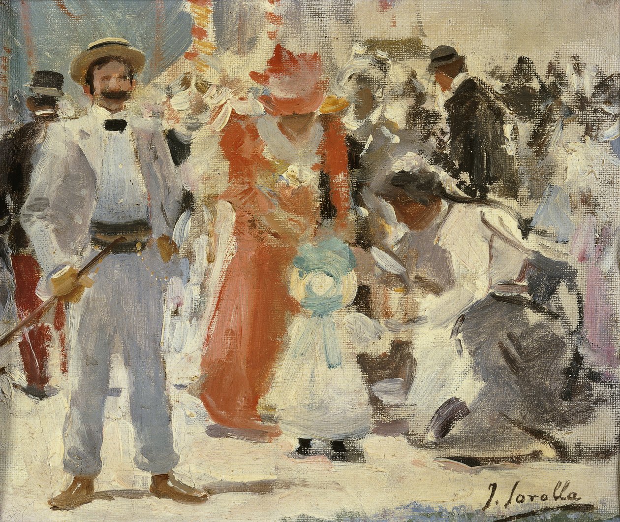 Auf der Messe; En la Feria von Joaquín Sorolla