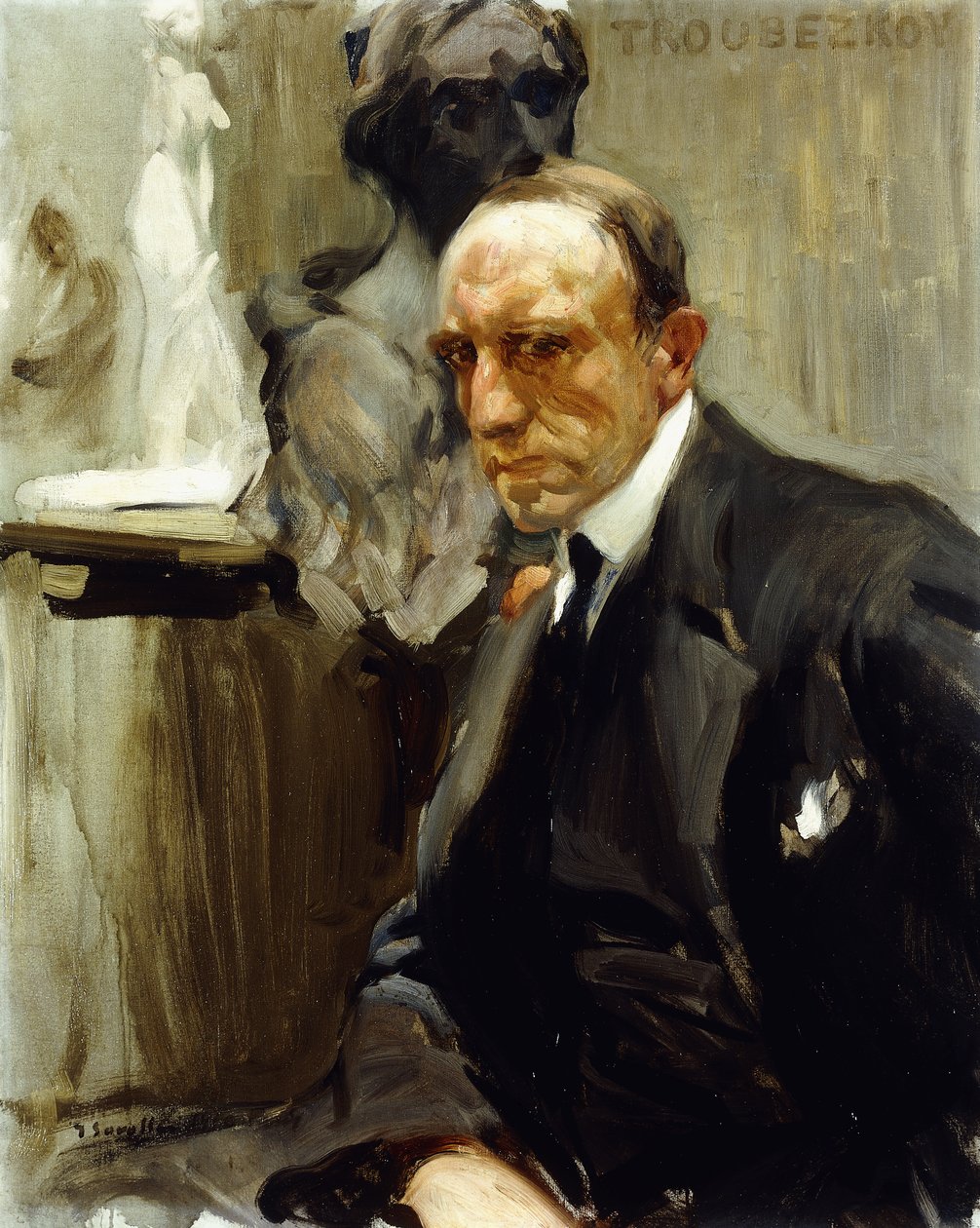 Porträt von Troubetzkoy, 1910 von Joaquín Sorolla