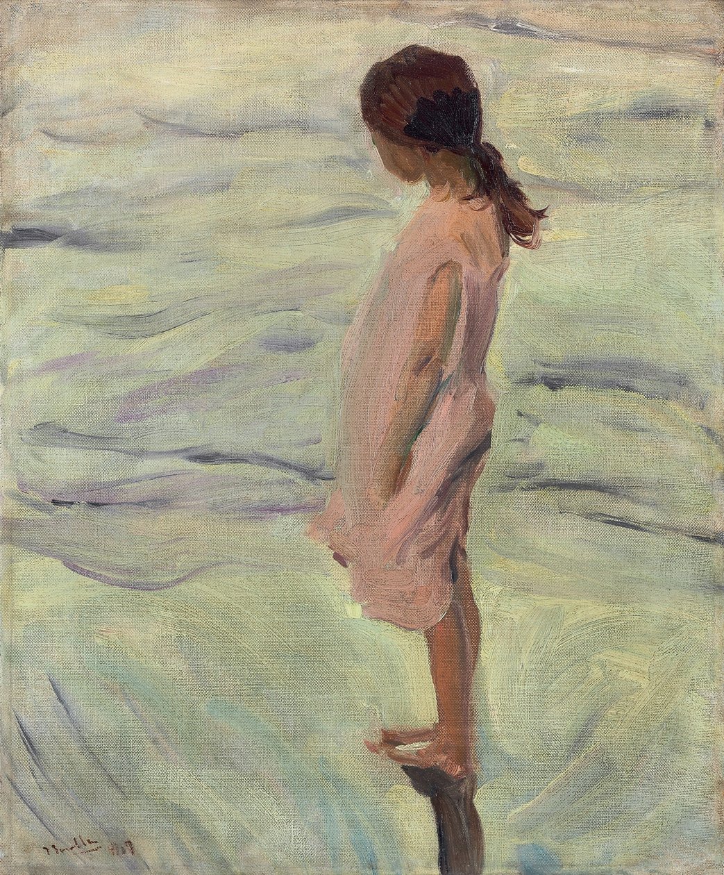 Nach Sonnenuntergang von Joaquín Sorolla