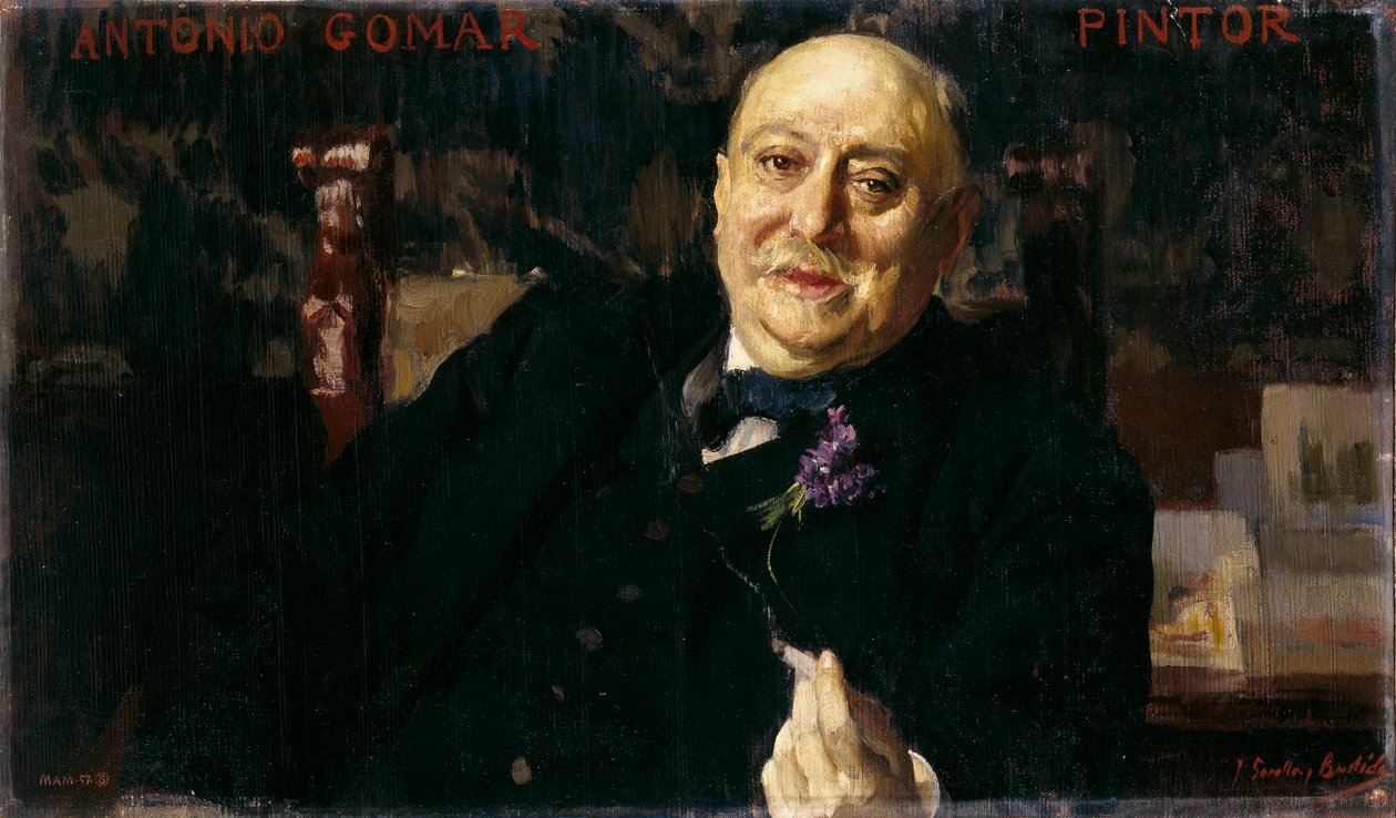 Der Maler Antonio Gomar y Gomar von Joaquín Sorolla