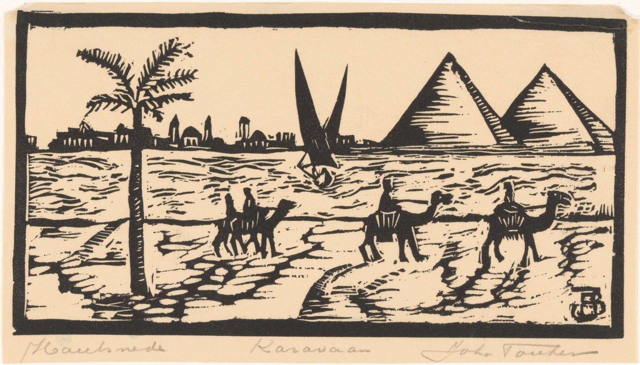 Karawane von Joh. Fonken (signed by artist)