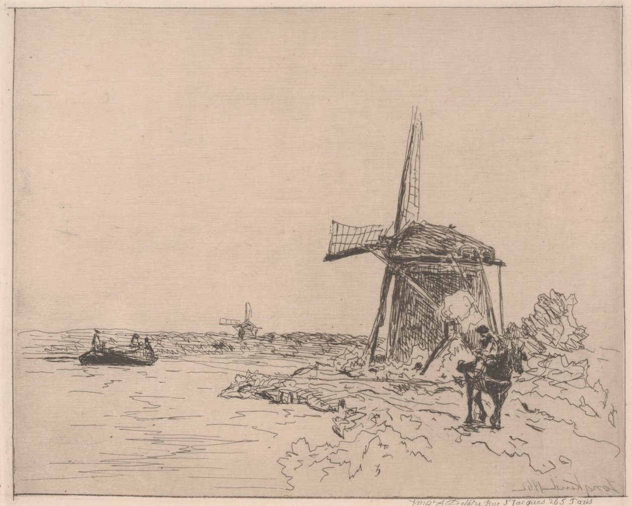 Der Treidelpfad von Johan Barthold Jongkind