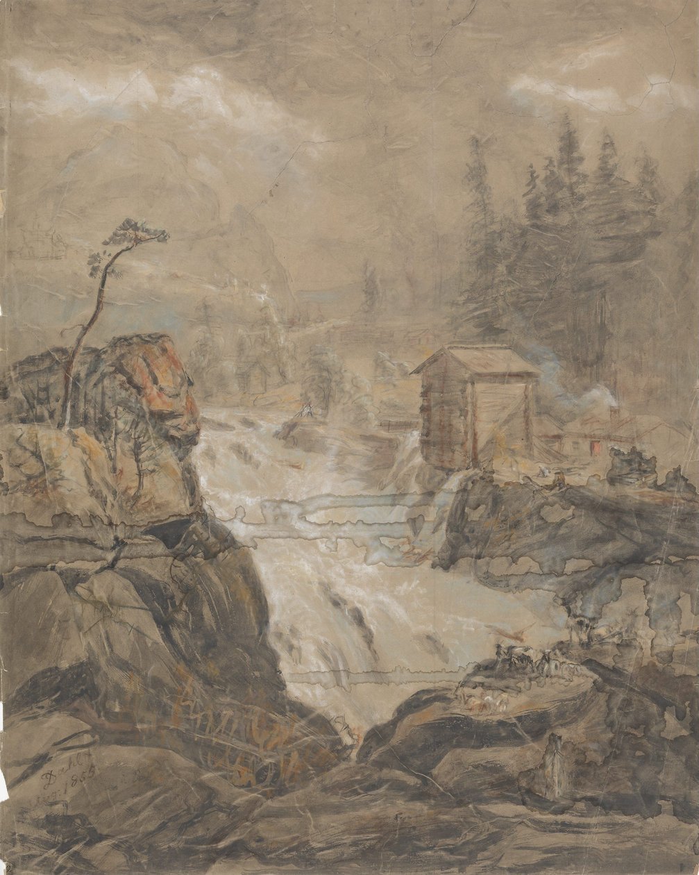 Labrofossen von Johan Christian Dahl