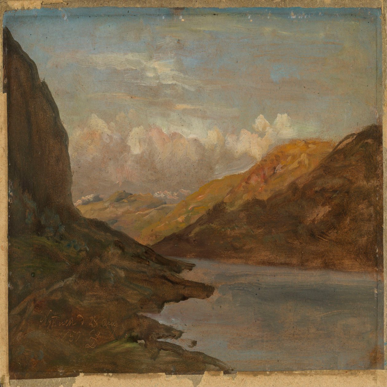 Landschaft bei Nystuen in Filefjell von Johan Christian Dahl