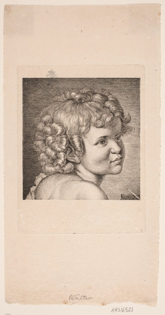 Le Souffleurs Kopf von Johan Christian Ernst Walter