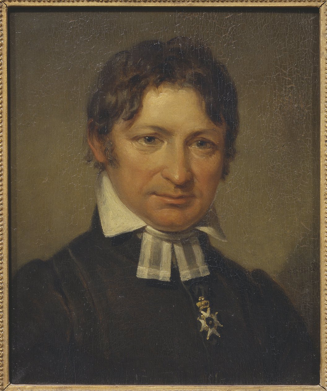 Porträt von Frans Mikael Franzen von Johan Gustaf Sandberg