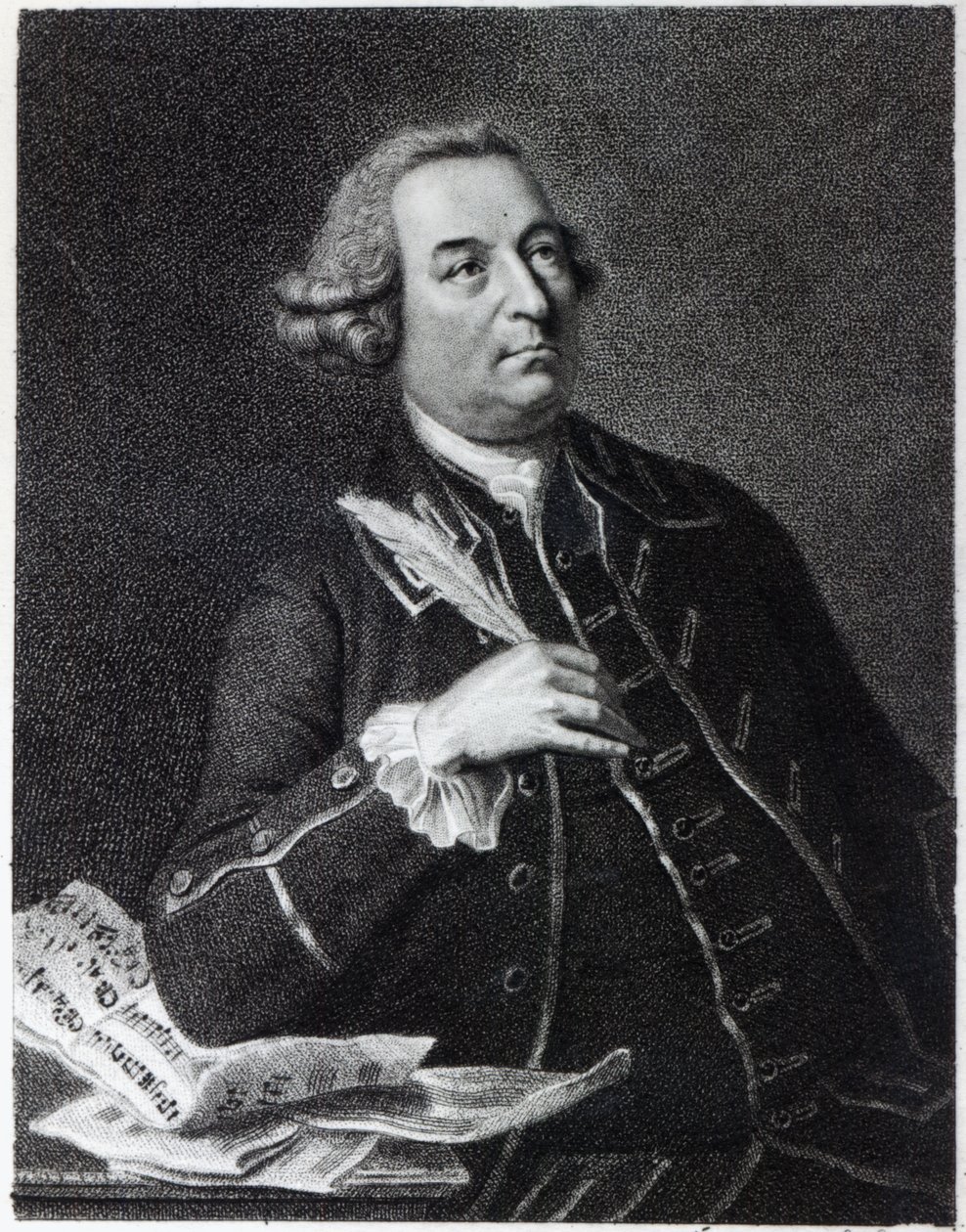 Porträt von John Christopher Smith (1712-95), Musiker und Amanuensis von Händel von Johan Joseph Zoffany