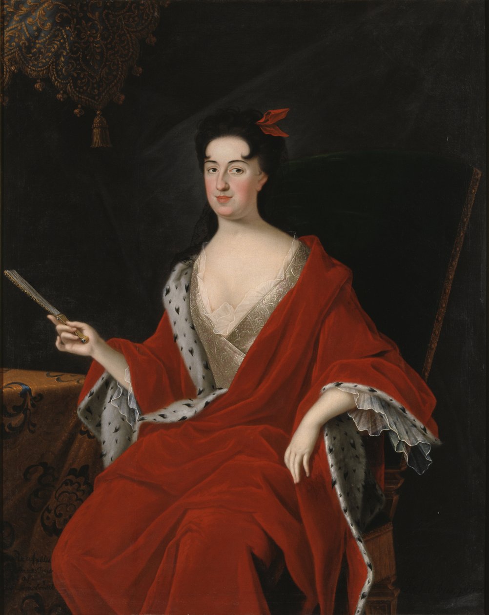 Catherine Opalinska, Königin von Polen (1680-1747) (Porträt) von Johan Starbus