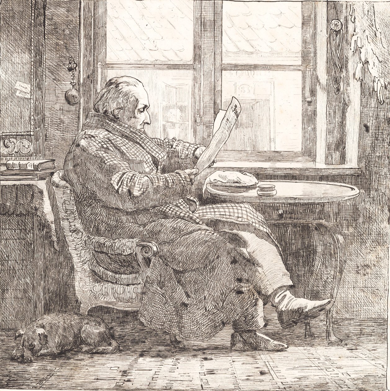 Justizrat Emanuel Bonnevie von Johan Thomas Lundbye