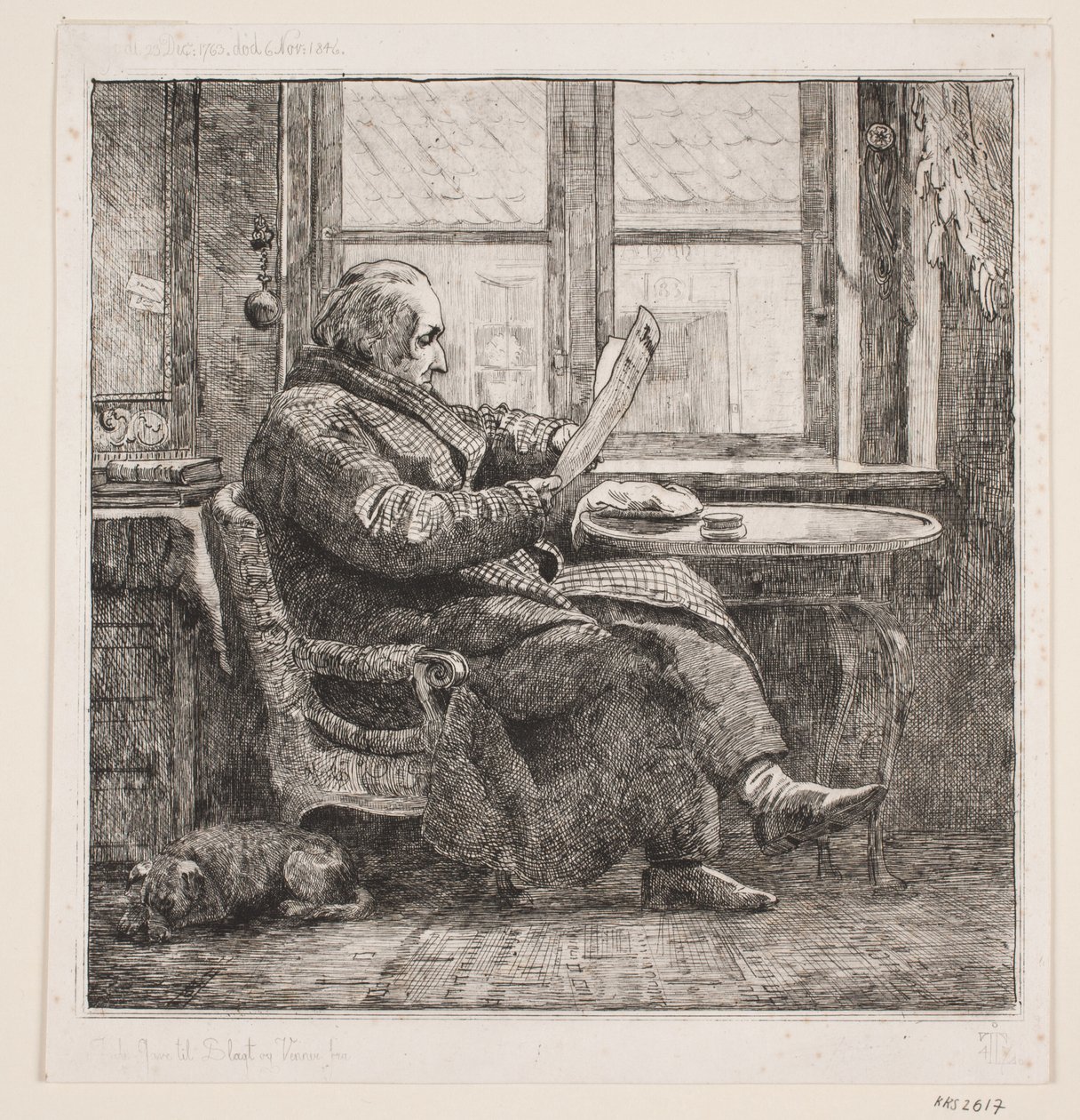 Justizrat Emanuel Bonnevie von Johan Thomas Lundbye