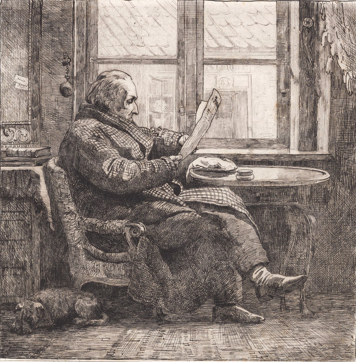 Justizrat Emanuel Bonnevie von Johan Thomas Lundbye