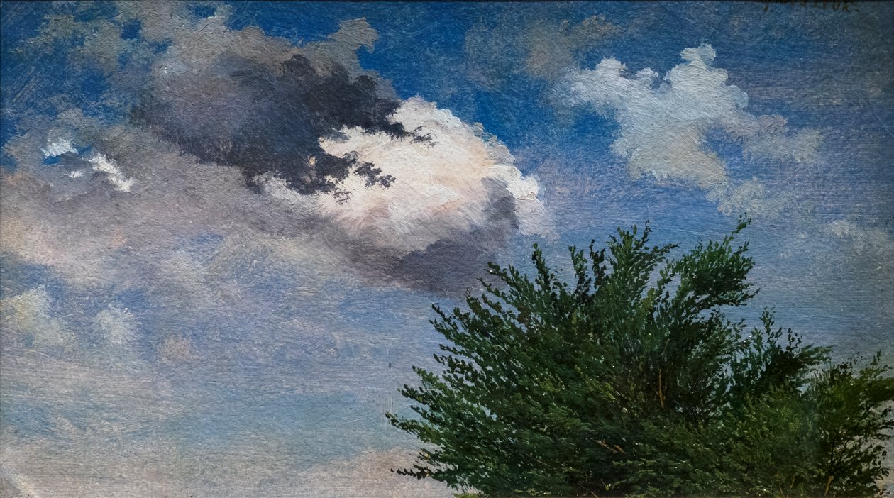 Studie von Wolken von Johan Thomas Lundbye