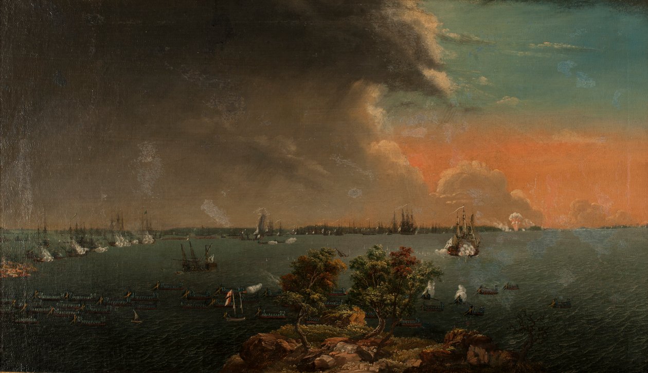 Zweite russisch-schwedische Schlacht von Svensksund am 10. Juli 1790 von Johan Tietrich Schoultz