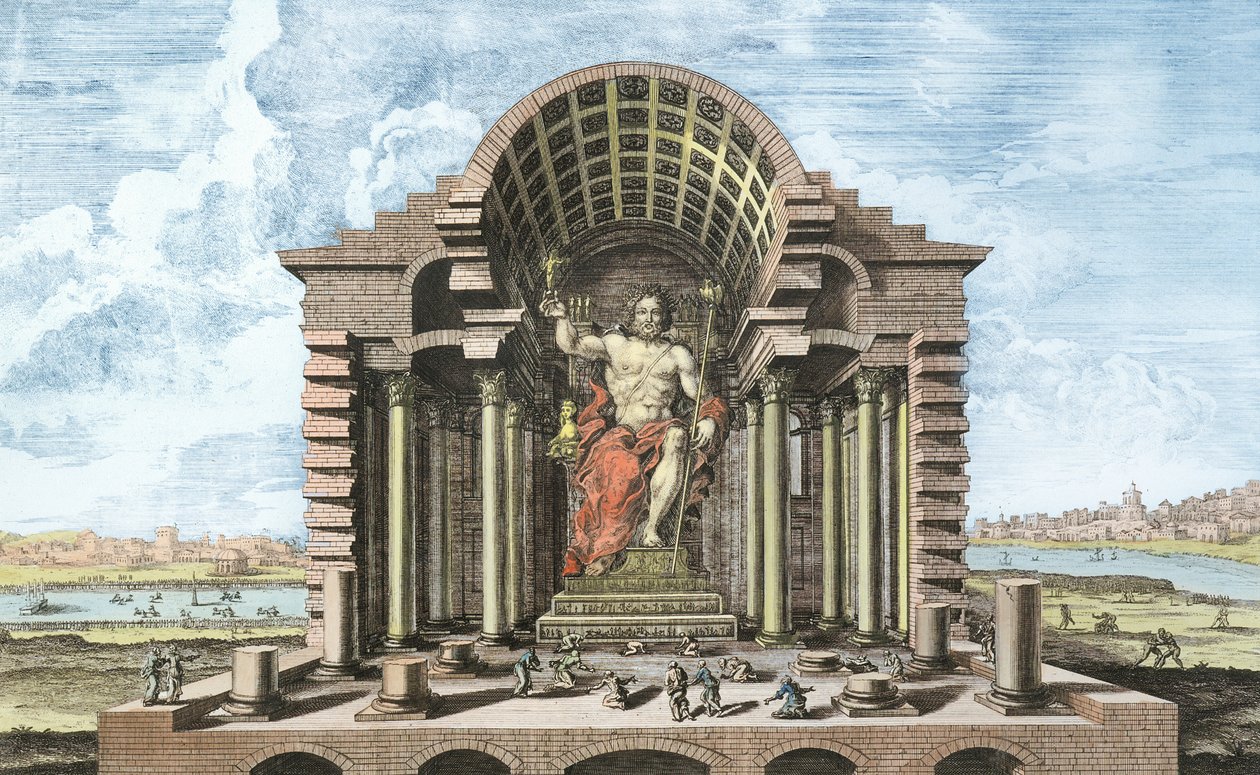 Die Statue des Olympischen Zeus von Phidias, Tafel 5 aus 