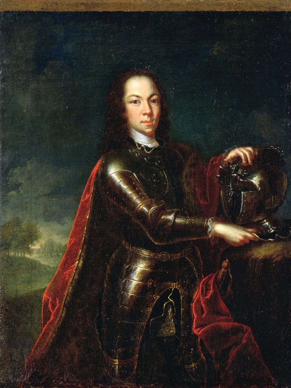 Porträt von Zarewitsch Alexei Petrowitsch von Russland (1690-1718), 1728 von Johann Paul Luedden