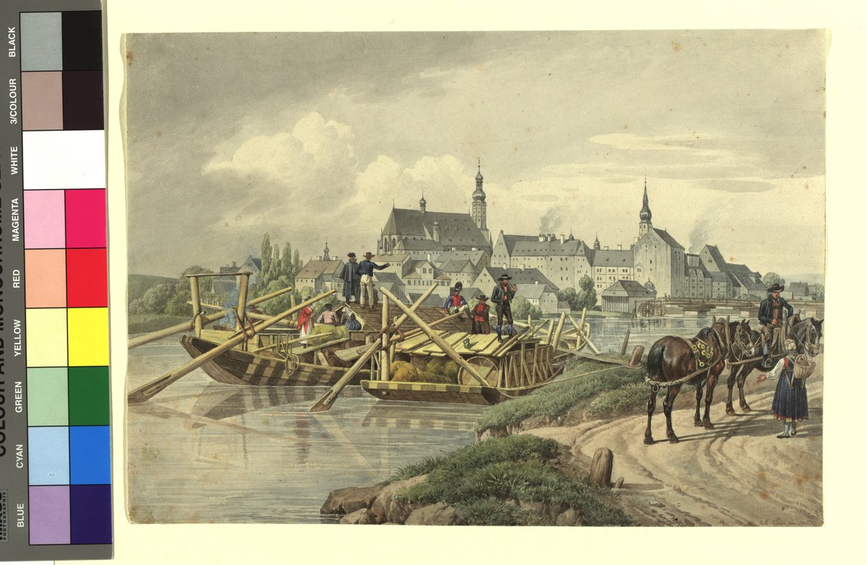Straubing von Norden von Johann Adam Klein