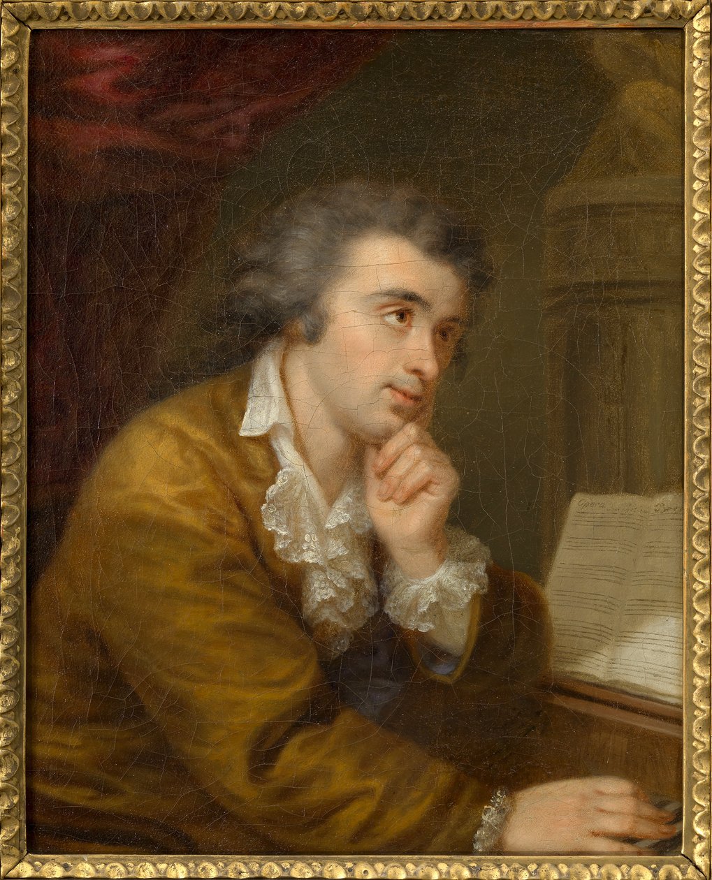 Porträt des Pianisten und Komponisten Joseph Wölfl 1773-1812 von Johann Baptist von Lampi the Elder